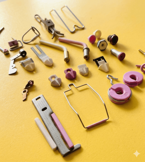 Guía Hilo de Cerámica con metal mecánica