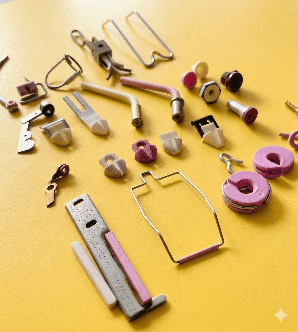 Guía Hilo de Cerámica con metal mecánica